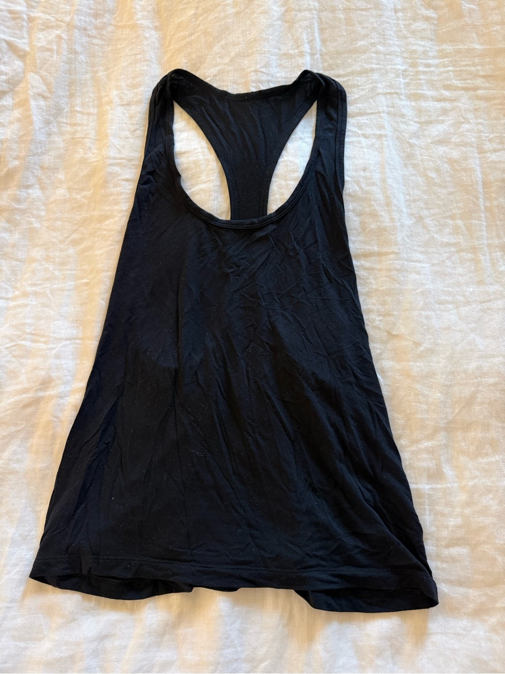 ALO Yoga Black Racerback Tank Top